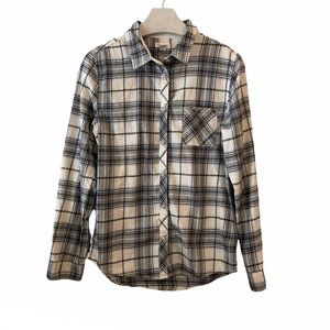 Cat & Jack Shirt Plaid XL 14/16 Button Up